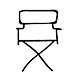 outdoor chair icon
