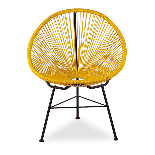 Acapulco chair yellow front