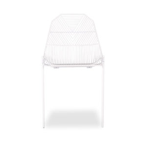 Gio chair white front