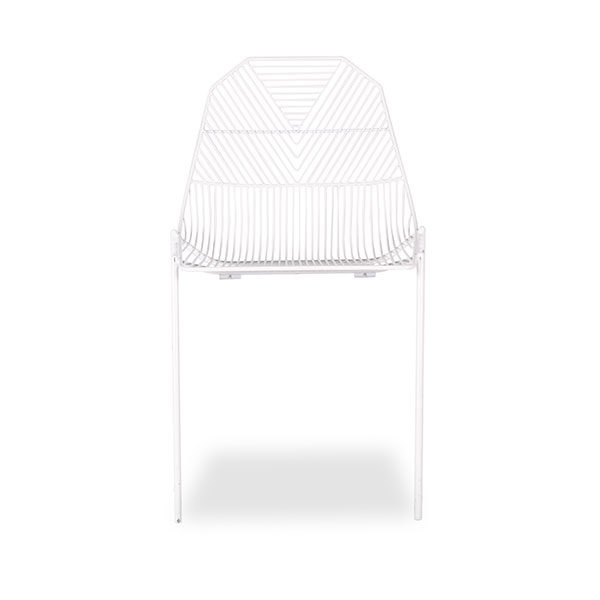 Gio chair white front
