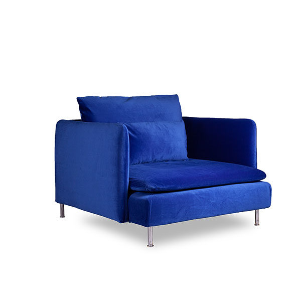 Sectional Armchair Blue