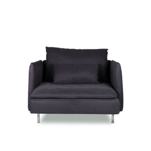 Sectional Armchair Grey Front