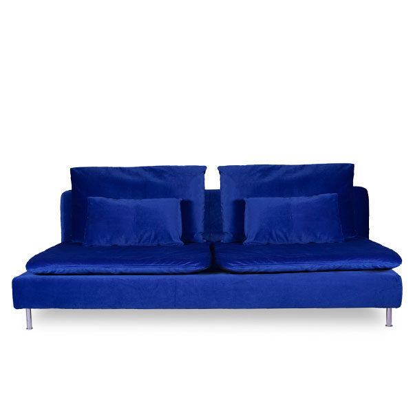 Sectional Sofa Cobalt Blue