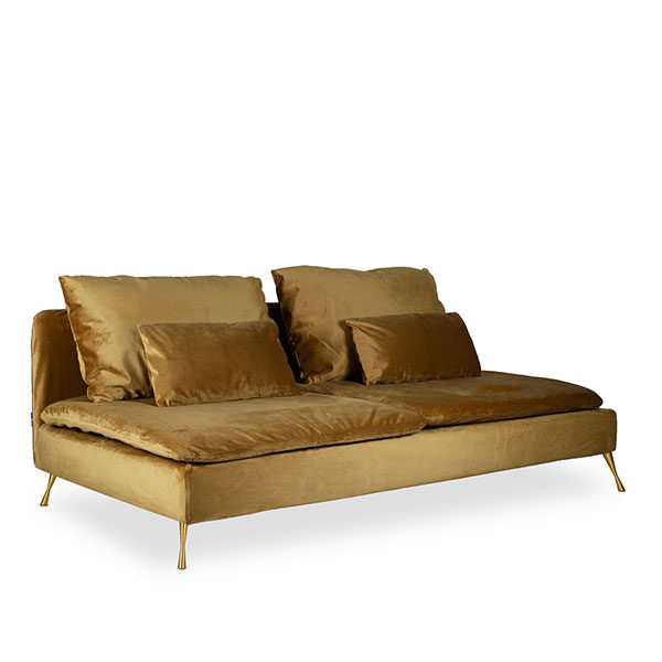 Sectional Sofa Gold