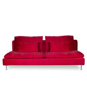 Sectional sofa Red Velvet