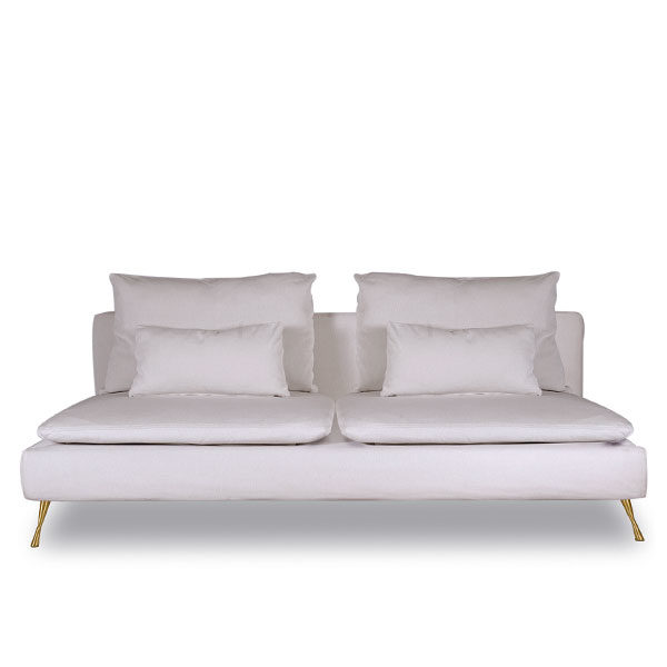 Sectional sofa White/Gold