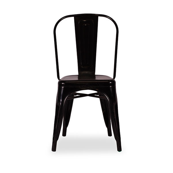 Tolix Chair Black Front