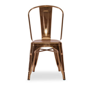 Tolix Chair Gold Front