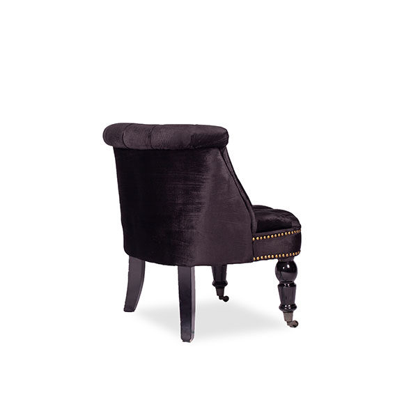 Boudoir Chair Black