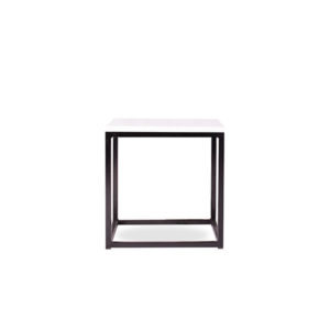 Metal Frame Square White/Black
